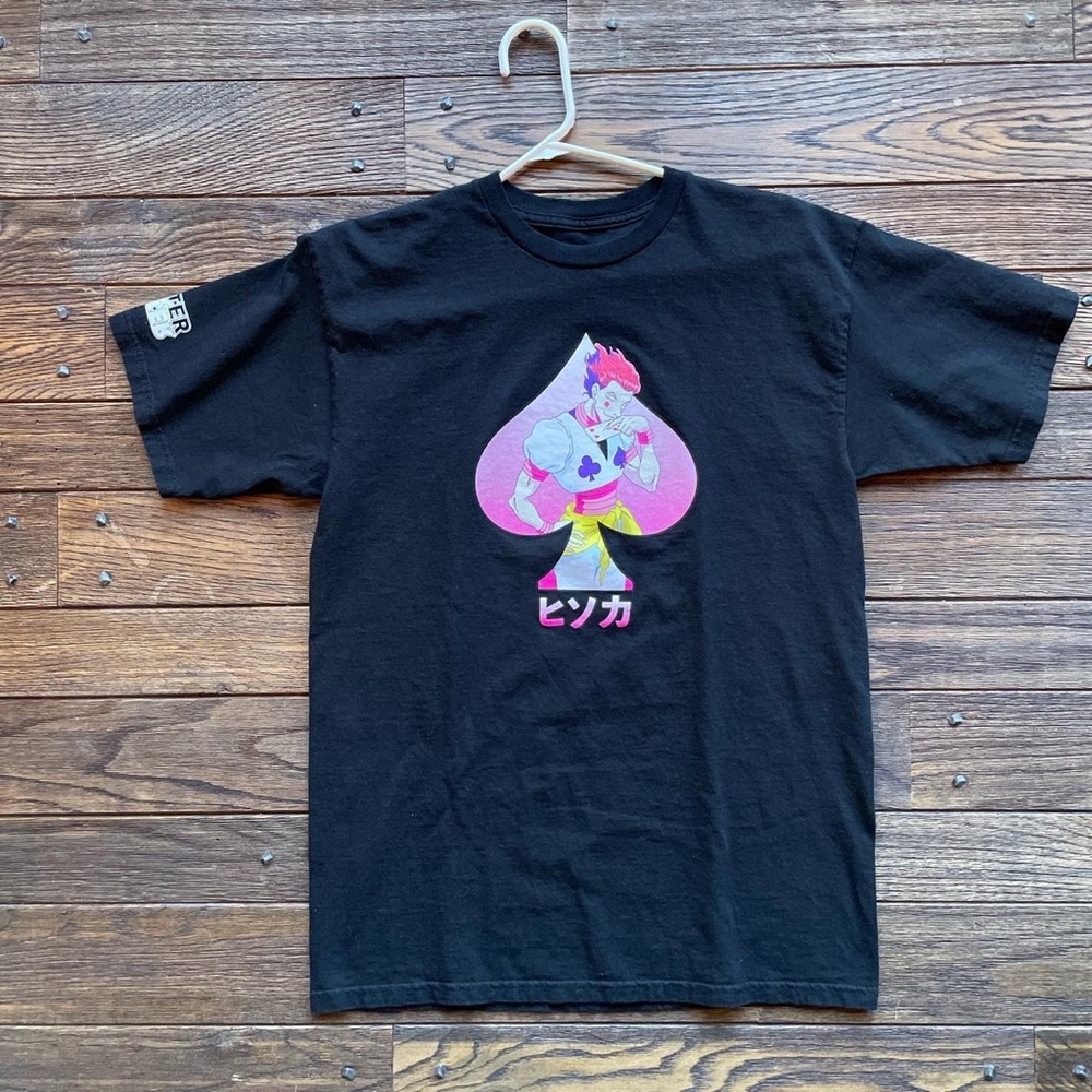 Hisoka hunter x hunter black t-shirt